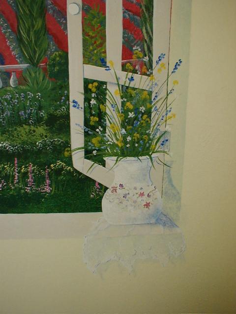 vase in the window