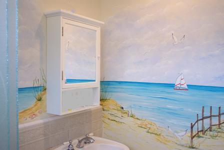 lighthouse mural